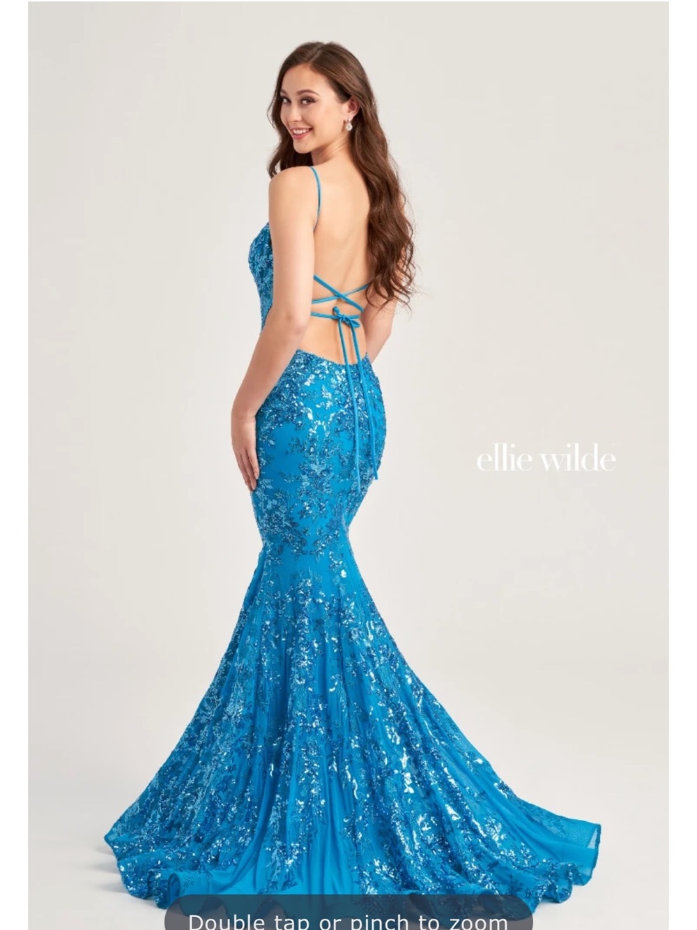 Cerulean Blue Prom Dress